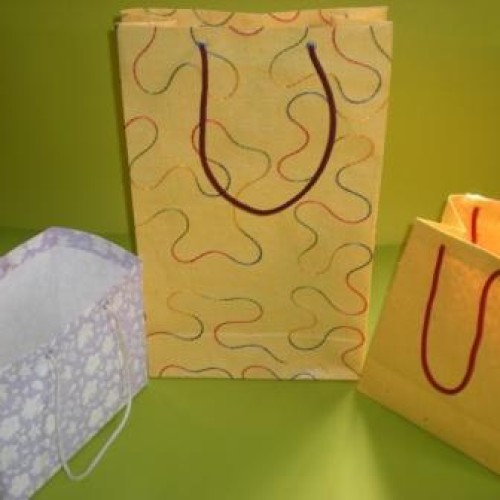 Handmade paper bags